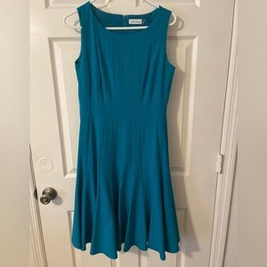 Calvin Klein - Casual Dress, teal colored, size 8